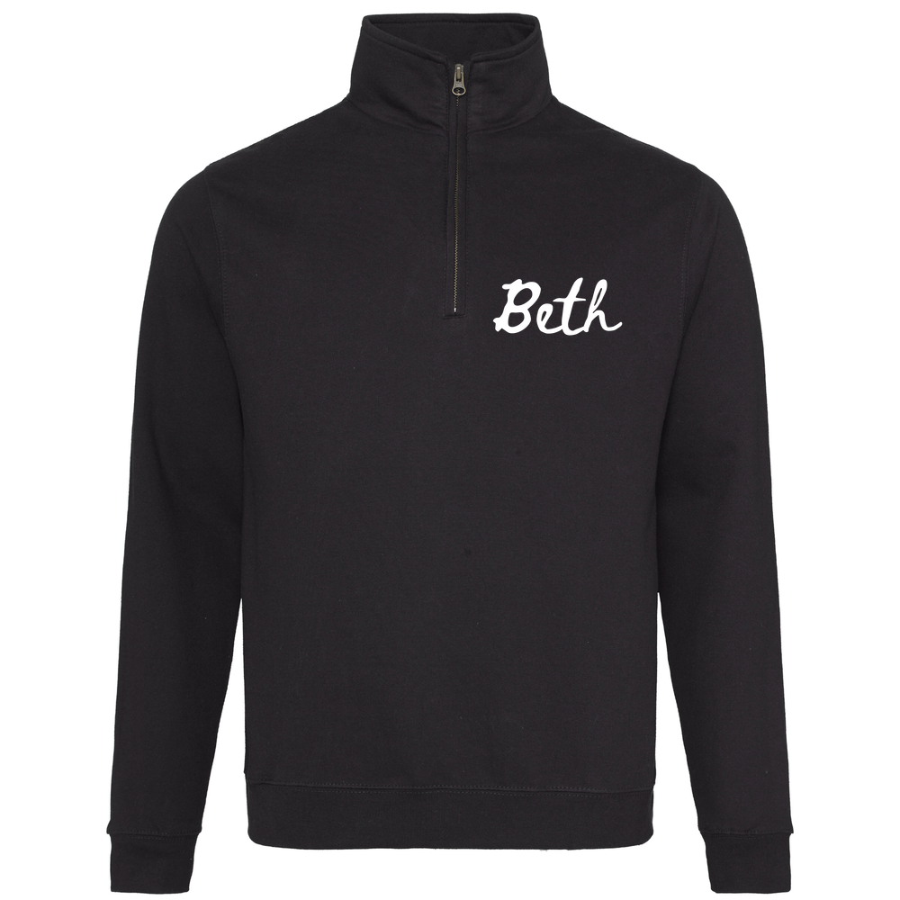 Zip Sweatshirt size sorting